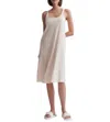 Skin Char Sleeveless Cotton Chemise In Pearl Pink In Pink