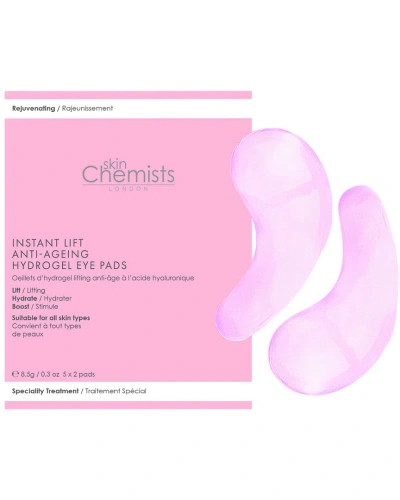 Skin Chemists Instant Lift Anti-ageing Hydrogel Eye Pads 5 Pack In White