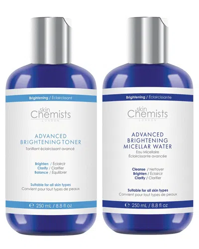 Skin Chemists Skinchemists Unisex 17.6oz Advanced Brightening Toner & Marine Micellar Water Kit In White