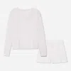 Skin Chloe Pajama Set In Pearl Pink In Pink