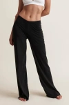 Skin Double Layer Pant In Black