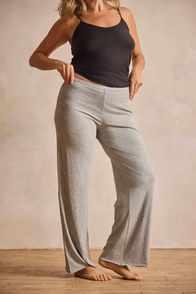Skin Double Layer Pant In Gray