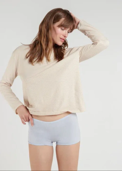 Skin Dreamy Boyshort In Fog Grey