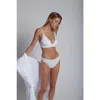 Skin Gabi Bralette With Lace In White