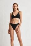 Skin Galen High Leg Brief In Black