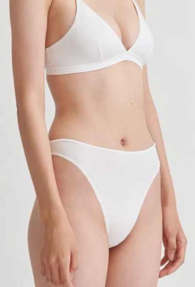 Skin Galen High Leg Brief In White