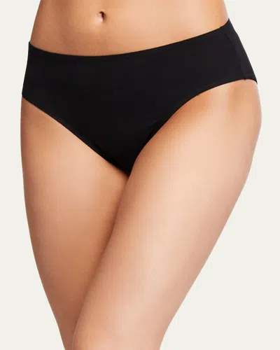 Skin Galen Whisper Weight High-leg Bikini Briefs In Black