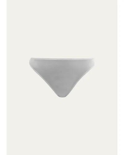 Skin Galen Whisper Weight High-leg Bikini Briefs In Gray