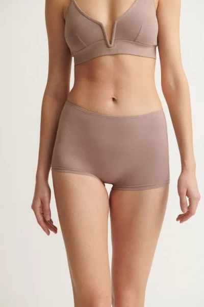 Skin Gayle Boyshort In Mauve