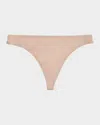 Skin Genny Whisper Weight Thong In Macadamia