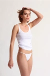 Skin Gisella G-string In White