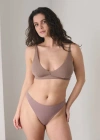Skin Gracelynne Plunge Bralette In Mauve