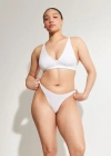 Skin Gracelynne Plunge Bralette In White