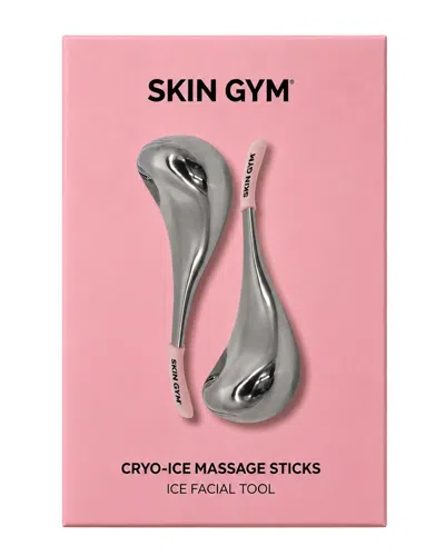 Skin Gym Cryo-ice Massage Sticks In Silver