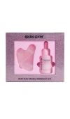 Skin Gym Facial Workout Kit Gua Sha And Signature Face Oil In N,a