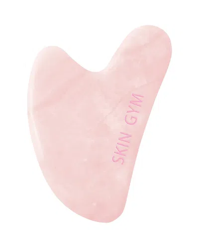Skin Gym Rose Quartz Crystal Sculpty Heart Gua Sha Facial Tool