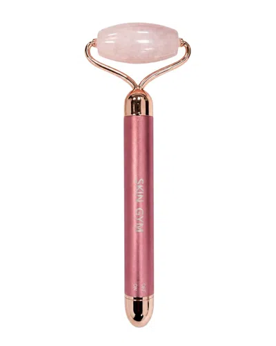 Skin Gym Rose Quartz Vibrating Lift & Contour Beauty Roller In Transparent