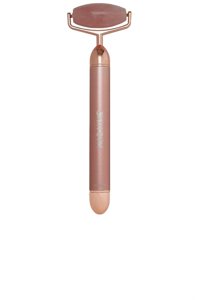 Skin Gym Rose Quartz Vibrating Roller In N,a