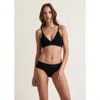 Skin Hadlee Triangle Bra In Black