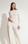 Skin Long Sleeve Tee In Pearl Pink