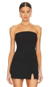 Skin Luna Tube Top In Black