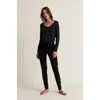 Skin Ny Pant In Black