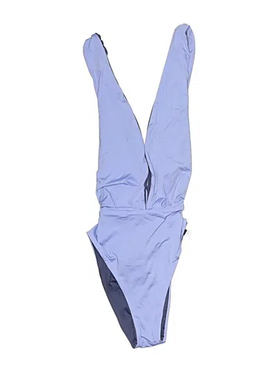 Pre-owned Skin One Piece Swimsuit In Blue