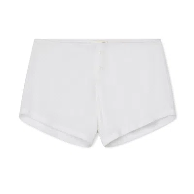 Skin Perla Shorts In White