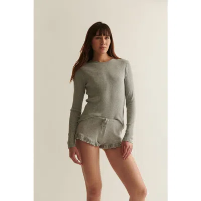Skin Rayne Longsleeve In Heather Grey