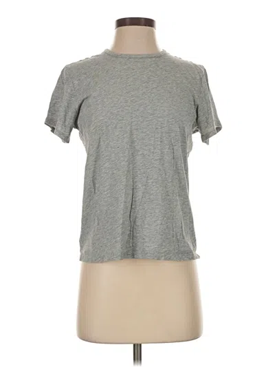 Pre-owned Skin Short Sleeve Turtleneck In Gray