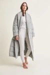 Skin Quilted Sierra Robe In Heather Grey