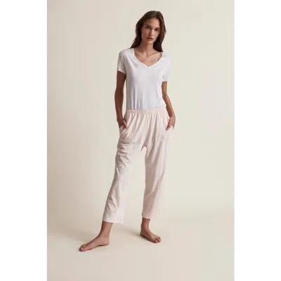 Skin V-neck Easy Tee In White