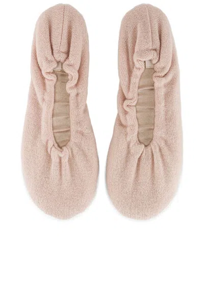 Skin Women's Cashmere Ballet Flat In Pink