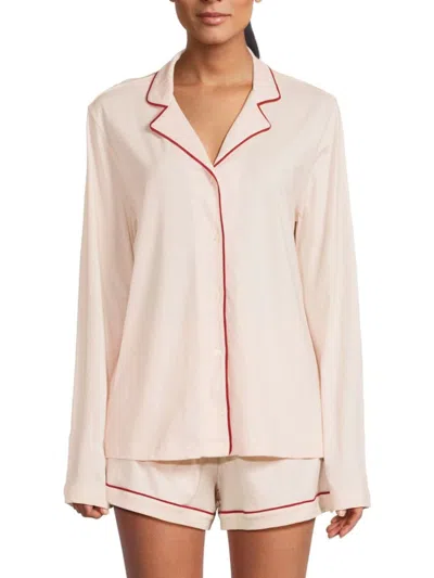 Skin Women's Cayla 2-piece Pima Cotton Pajama Set In Pink