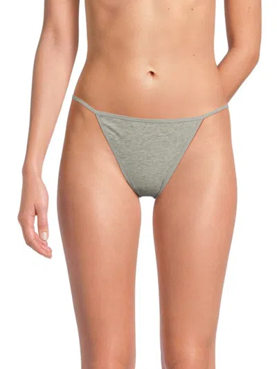 Skin Women's Galila String Bikini Panty In Heather Grey