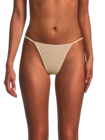Skin Women's Galila String Bikini Panty In Macadamia