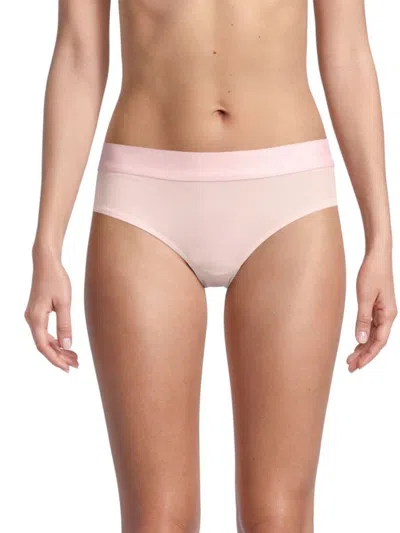 Skin Women's Hadlee Pima Cotton Blend Hipster Panty In Pearl Pink
