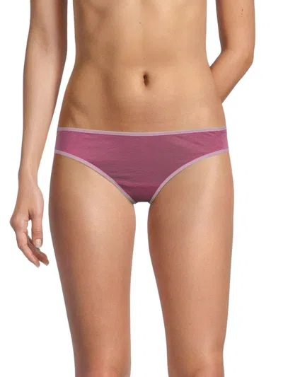 Skin Women's Odelina Bikini Panty In Berry Mousse