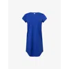 Skin Womens Carissa Cotton-jersey Night Dress Blue Tea