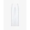 Skin Christine Wide-leg Organic Cotton Lounge Pants In White