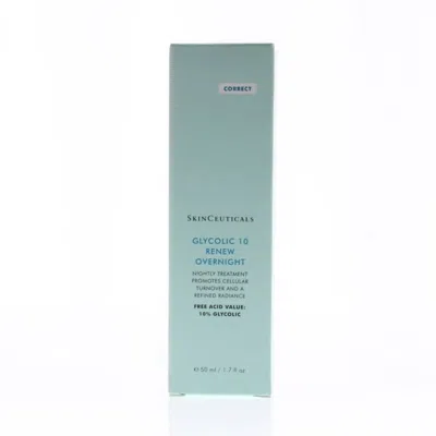 Skinceuticals Men's Glycolic 10 Renew Overnight Treatment 1.7 oz Skin Care 3606000480964 In Transparent