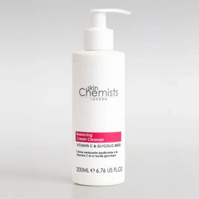 Skinchemists Balancing Vitamin C & Glycolic Acid Cream Cleanser 200ml In White