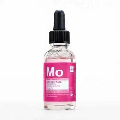 Skinchemists Moroccan Rose Facial Oil With Hyaluronic Acid & Vitamin C 15ml In Transparent