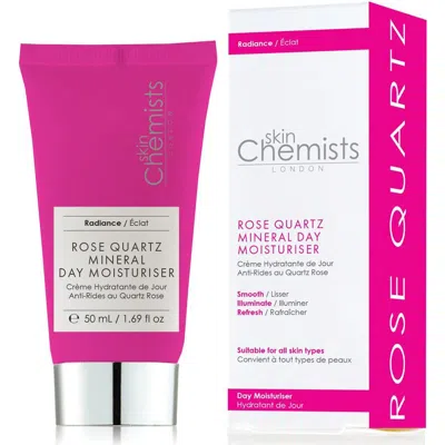 Skinchemists Rose Quartz Mineral Day Moisturiser 50ml For Dullness, Dryness In Transparent