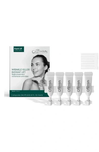 Skinchemists Set Of 5 Wrinkle Killer Instant Face Lift In Transparent