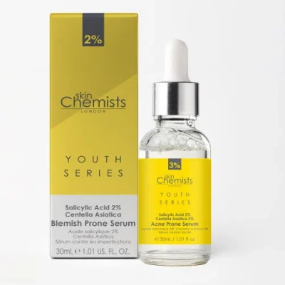 Skinchemists Youth Series Acne Prone Serum Salicylic Acid 2%, Centella Asiatica 3% 30ml In White