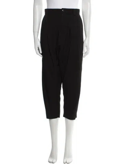 Pre-owned Skingraft Straight Leg Pants In Black