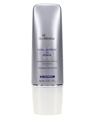 Skinmedica 2.3oz Total Defense Plus Repair Sunscreen Spf 34 In Transparent