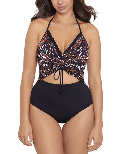 Skinny Dippers Candi One-piece In Black