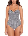 Skinny Dippers Chick Lit Busta Move One-piece In Grey